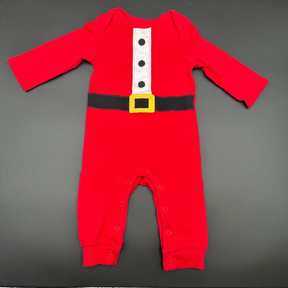 Just One You Carters 6M Santa Claus‎ Christmas Holiday Outfit Romper